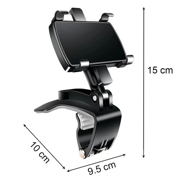 Biltelefonholder - sort (PP-materiale)