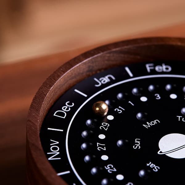 Nyeste solur evighetskalender kreativ kontorbordpynt