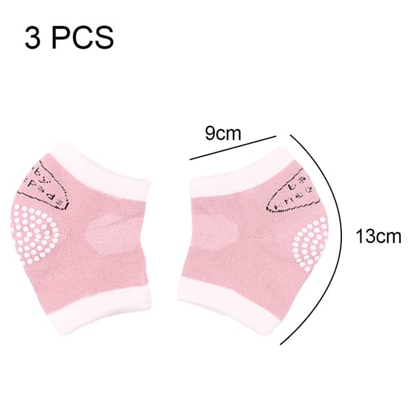 3 par børneknæbeskyttere - pink