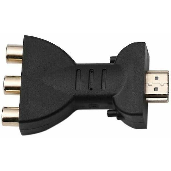 1kpl-sovitin-HDMI-AV-punainen, valkoinen ja keltainen sovitin