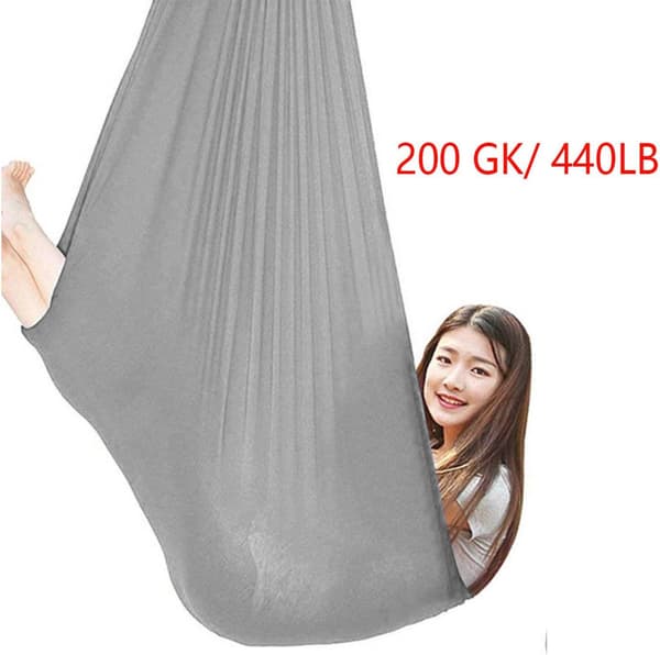 Barnas elastiske huske grå 100*280cm