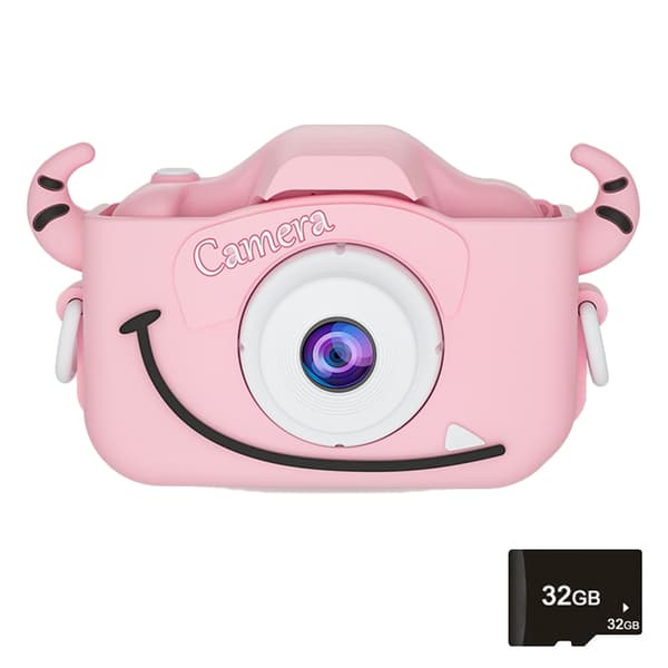 Børnekamera-Pink Ko+32G