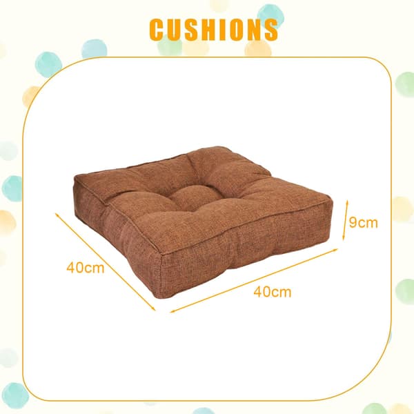 1kpl Tyyny-Kahvi-40*40*9cm