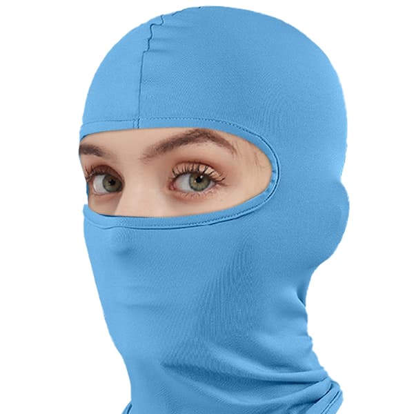 Maske Hodeplagg-Himmelblå