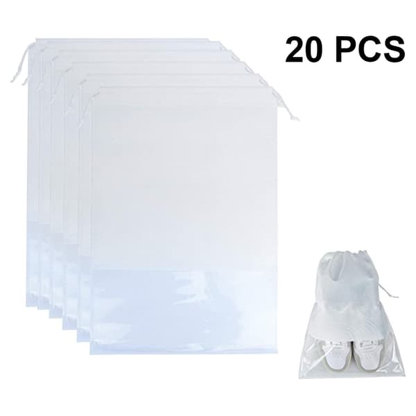 20 stk skooppbevaringspose - 32*44CM hvit