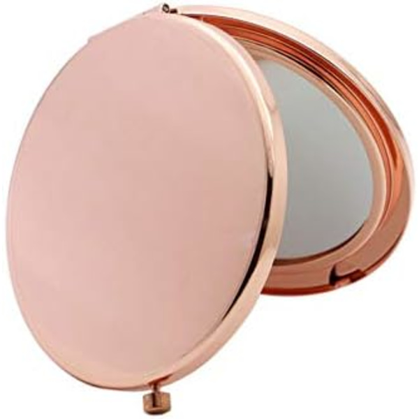 Sminkspegel i roséguld