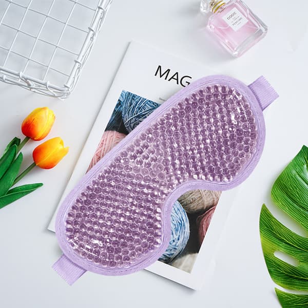 Reseögonmask med ispack - Lila