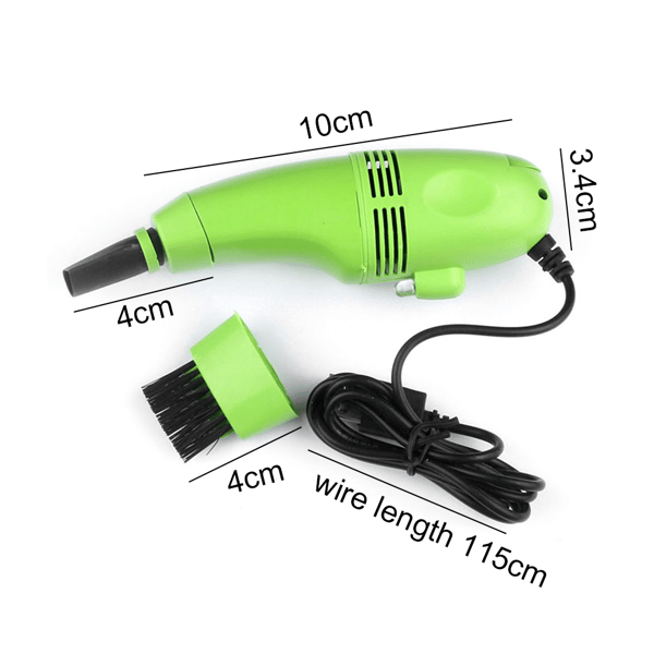 Tietokoneen USB-näppäimistön pölynimuri - Vihreä