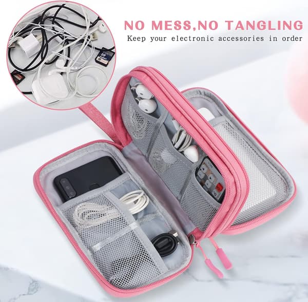 Elektronisk opbevaringstaske (pink)