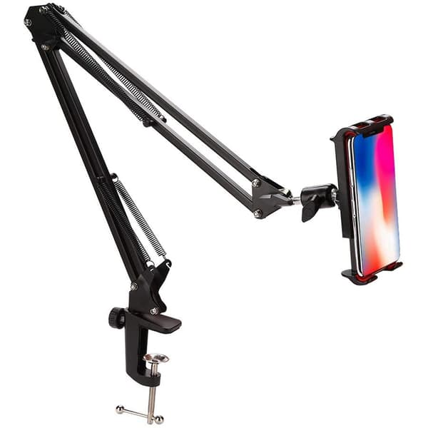 Doven telefon- og tablet-universalholder - Sort