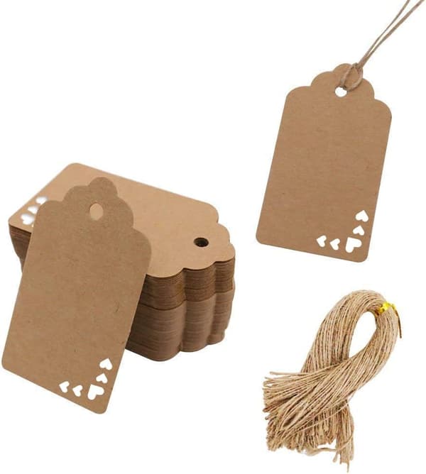 Etikett-350g kraftpapper 10m rep