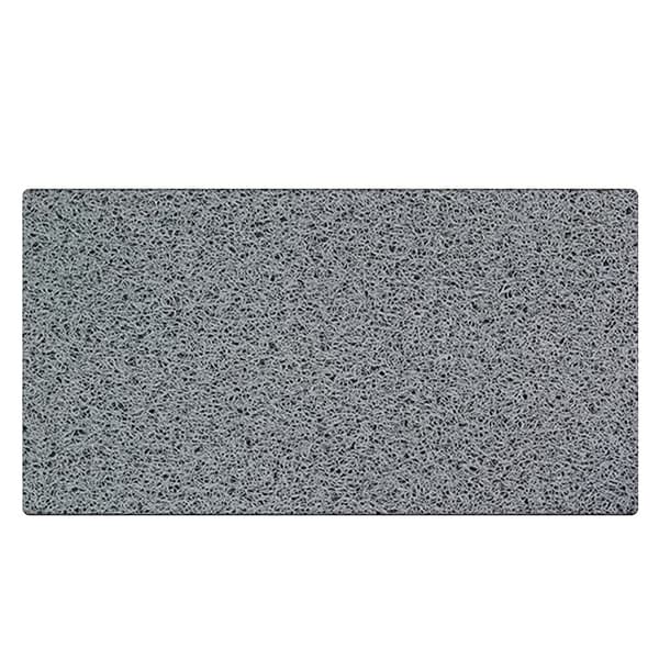 Badrum halkfri matta-Duschmatta-Grå 40x60cm