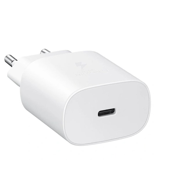 25W hurtigopladningsadapter til Samsung USB-C-interface