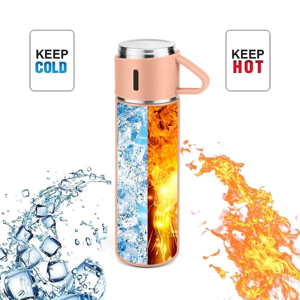 1 stk. termokop - Pink - 500 ml
