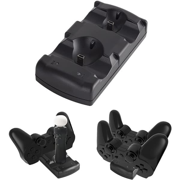 LX-PS3/PS3move Controller Oplader - Sort