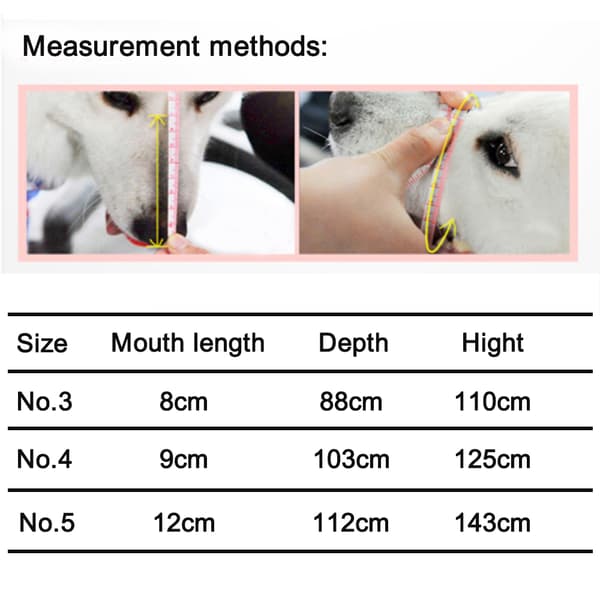 Nr 4 (munlängd 9cm munomkrets 31.5cm) hundmunkorg - grå