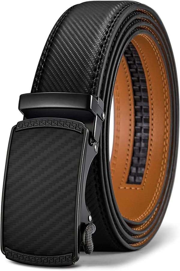 Brun base-110cm-skinnbelte
