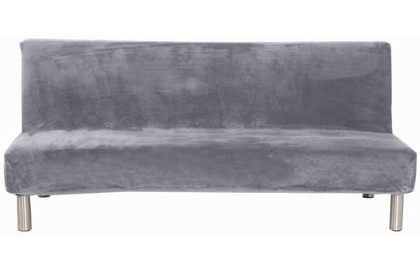 Sofabetræk - Plys Grå Sovesofa Queen Size (L)