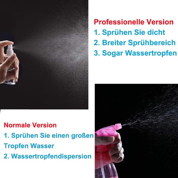 3 kpl suihkepullo pieni suihkepullo - 50 ml