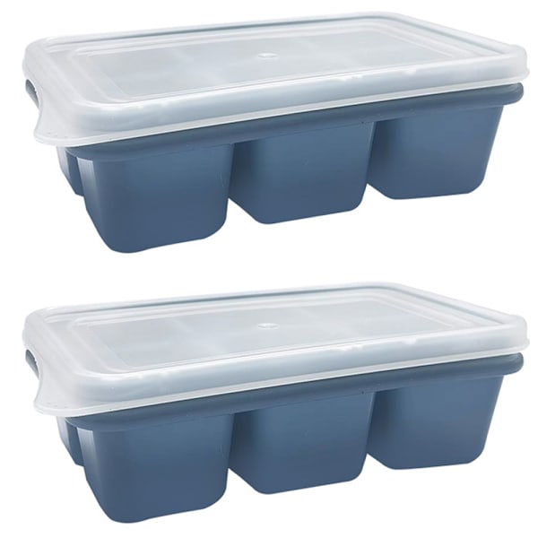 2-pack isformar - mjuk botten blå