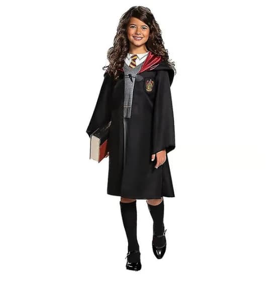 Harry Potter / Hermine Grang / Griffing-cosplayuniform kostymesett – Gave til gutter og jenter (3–14 år) M120