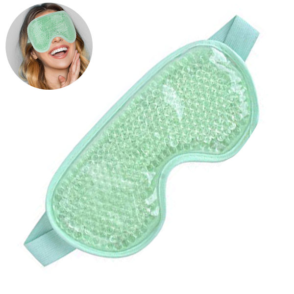 Sovande ispåse gel ögonmask - Ljusgrön