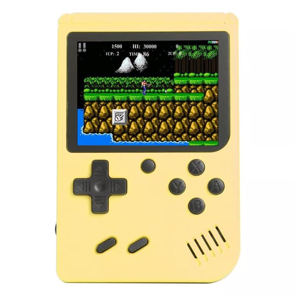 Retro spillekonsol med 500 indbyggede klassiske spil