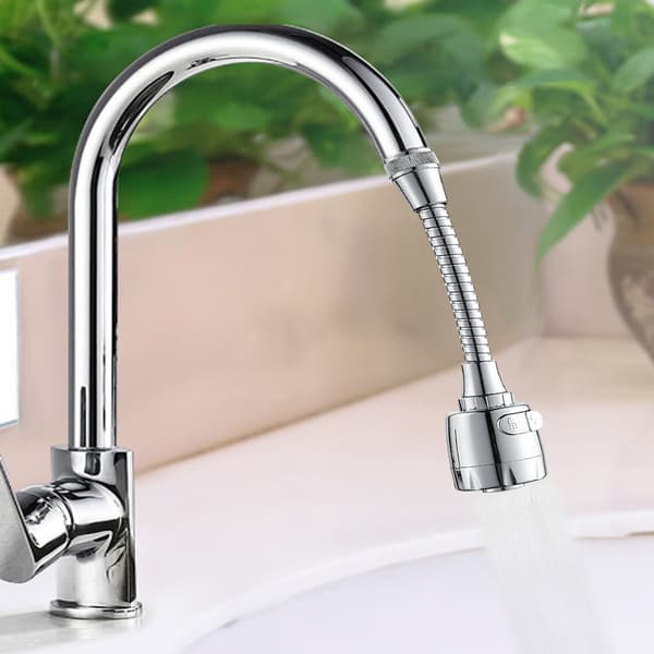 Kranforlenger dusjhode - to-trinns slangelengde - 16cm