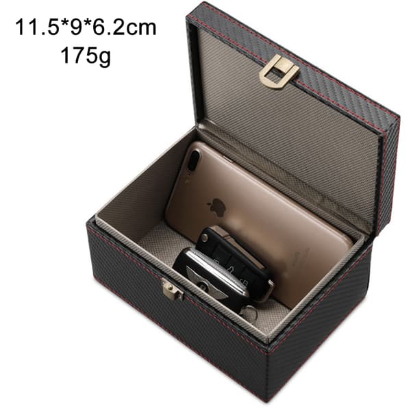 Kolfiber liten (11,5*9*6,2cm) bilskärmad nyckellåda