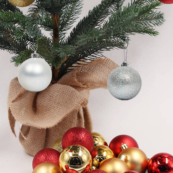 Julgranshänge-silver 4CM