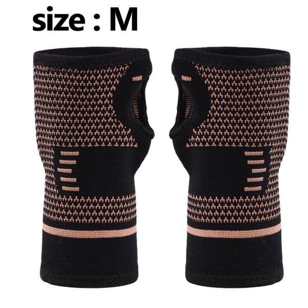 1 par stickade sport handledsskydd - M