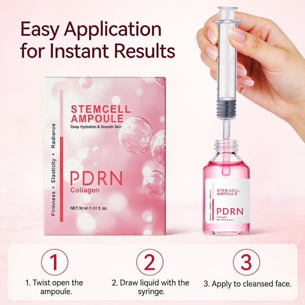 Stamcelleampulleessens Rosa PDRN Ampulle Kollagenserum 2pcs