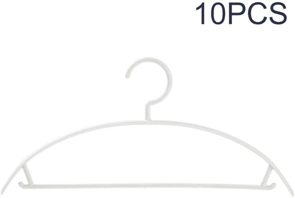 Kleshengere 10 stk - hvit