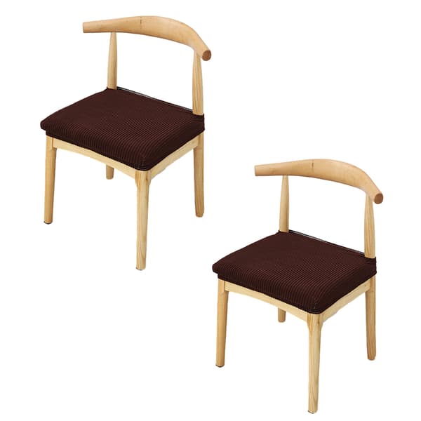 2 stk. stolsetetrekk - 6# ravbrun