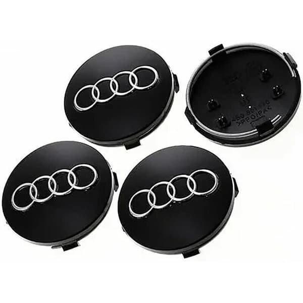 4 STK Audi hjulkapsel logo-60