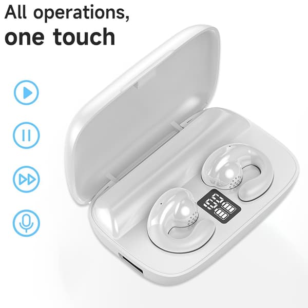 LX-S19 Trådløst Bluetooth Headset-S19 Hvid