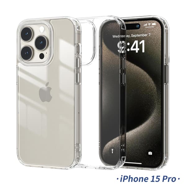 iPhone 15 Pro Fodral - Supersäkert, Hållbart, Transparent