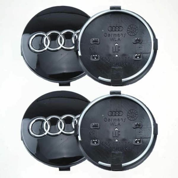4 STK Audi hjulkapsel logo-60