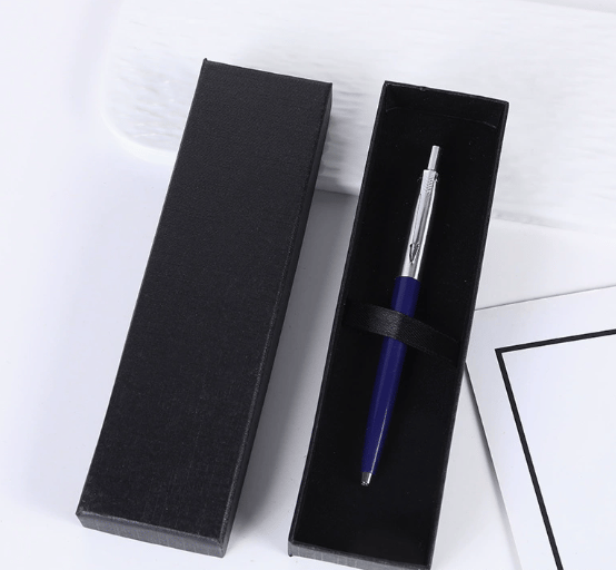 Helmetall trykknapp kulepenn 2-delt sett