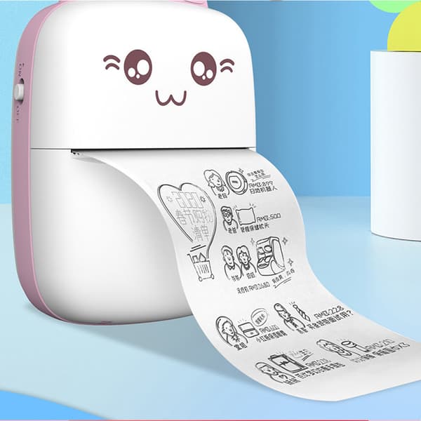 Termisk miniprinter HURC9 - Rosa