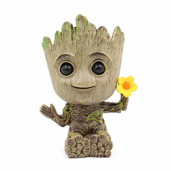 1 ST Groot blomkruka-blomträd man 12cm