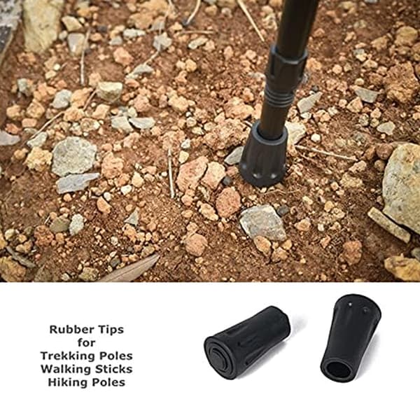 8 stk. tuppdeksler for trekkingstaver