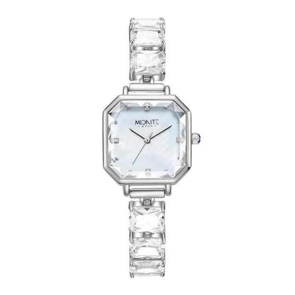 Nyt high-end diamantarmbåndsur til kvinder, diskret luksus, nichemode, kvinders sukkerkubsstil.