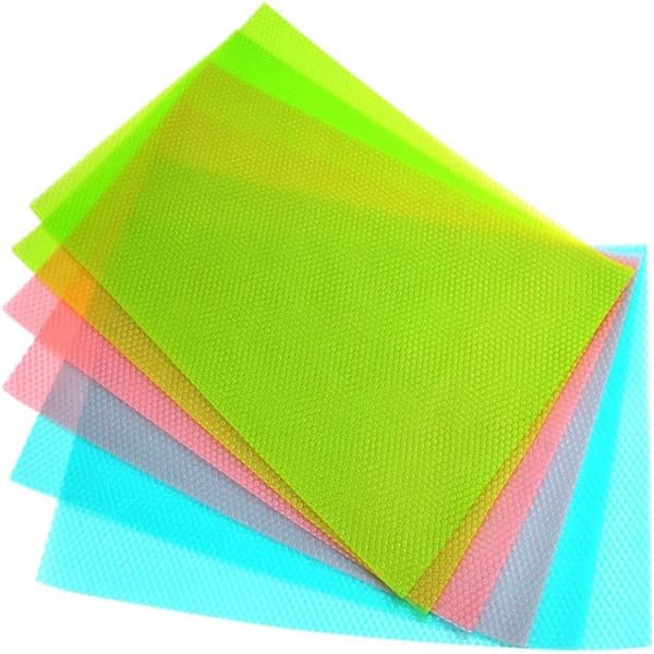 12-pack/4-pack värmeisolerande underlägg och bordstabletter - blå+grön+rosa