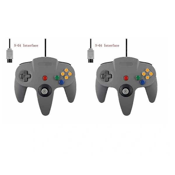2-pack klassiska trådbundna N64-handkontroller