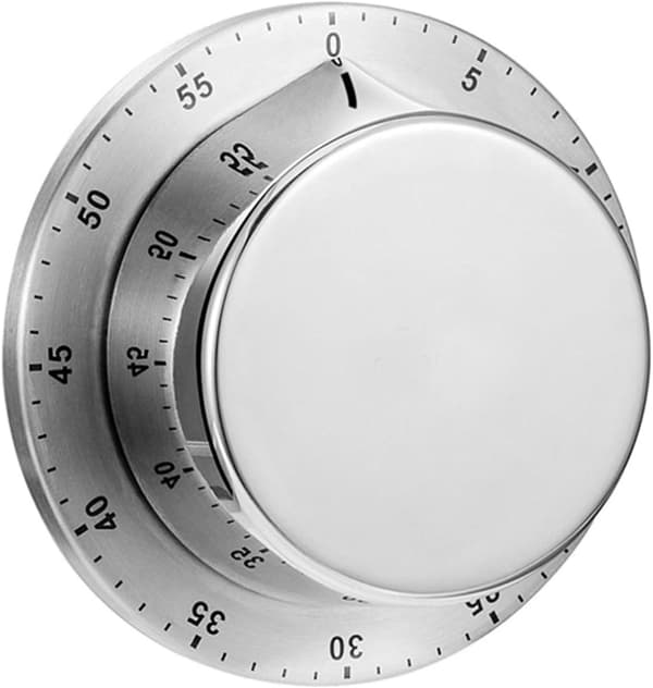 Tidsstyring Vækkeur Magnetisk---Sølv