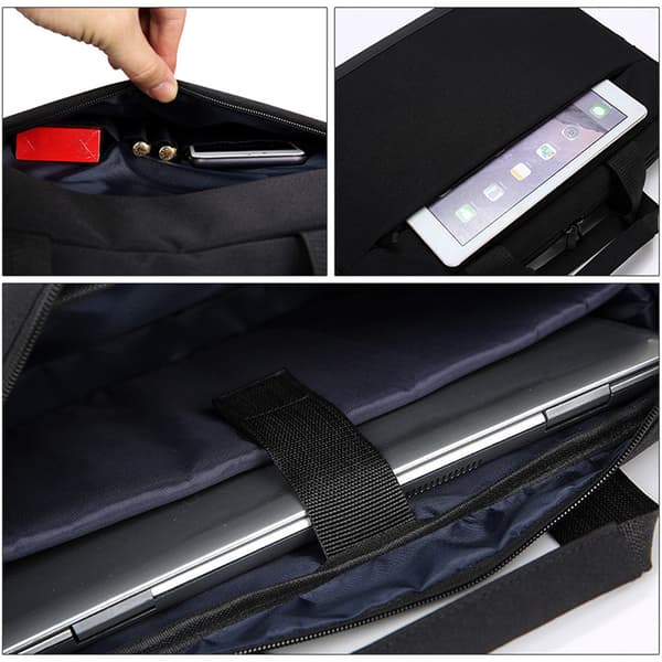 Simpel Laptop Taske-15.6 Tommer-Sort