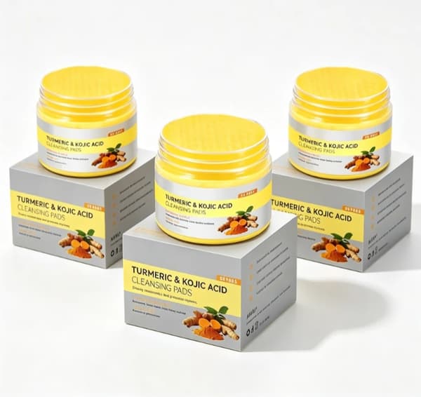 Kojicsyre og gurkemeie renseputer 3pcs