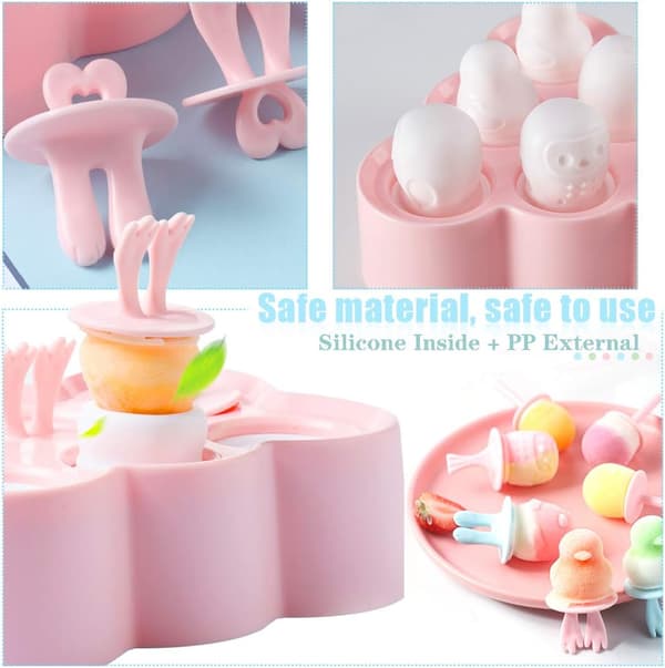 Mini-jäätelömuotti - Sarjakuva neliö Sakura-väri