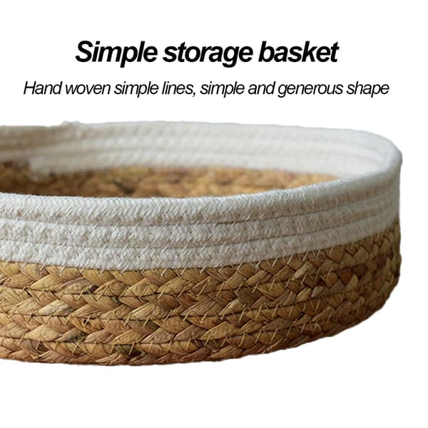 Förvaringskorg Rund-Beige Rund Stor